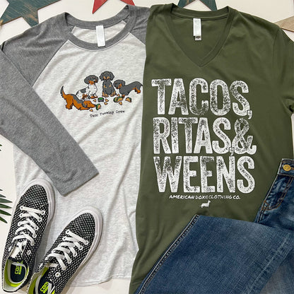 Tuesday Essentials II Unisex V-Neck Tee Shirt