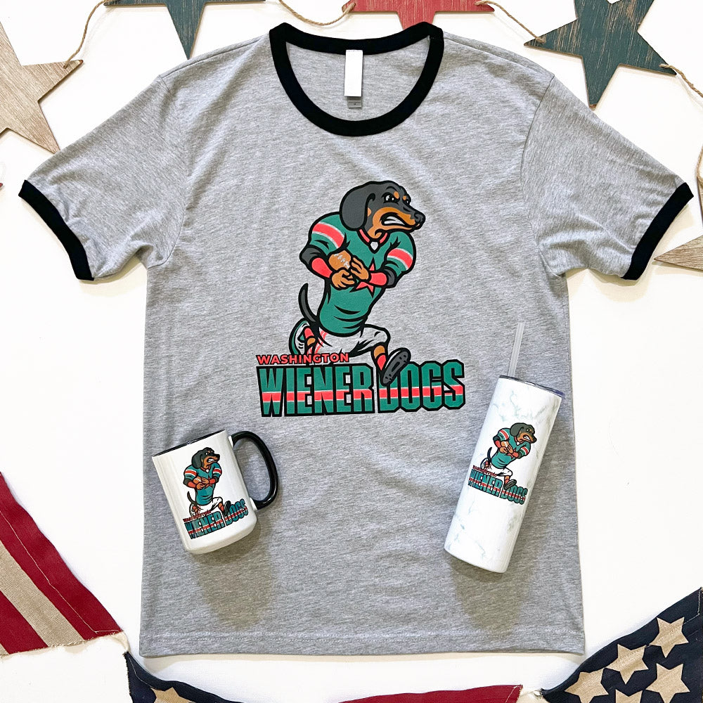 Washington Wiener Dogs Football '24 Ringer T-Shirt