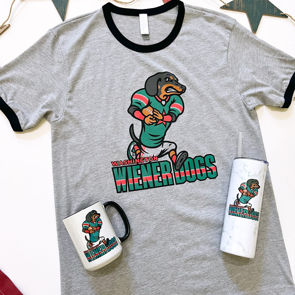 Washington Wiener Dogs Football '24 Ringer T-Shirt