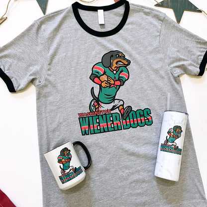 Washington Wiener Dogs Football '24 Ringer T-Shirt
