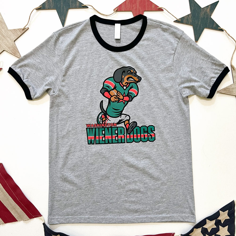 Washington Wiener Dogs Football '24 Ringer T-Shirt