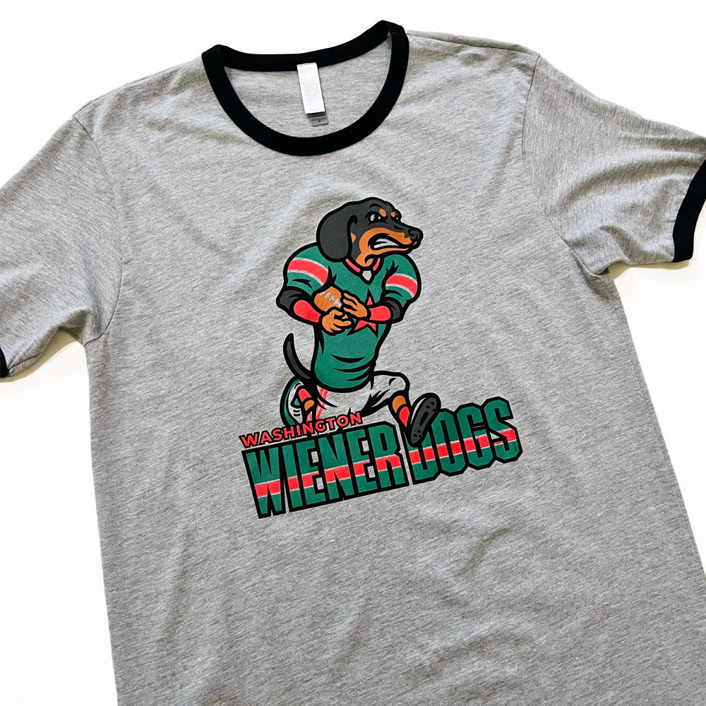 Washington Wiener Dogs Football '24 Ringer T-Shirt