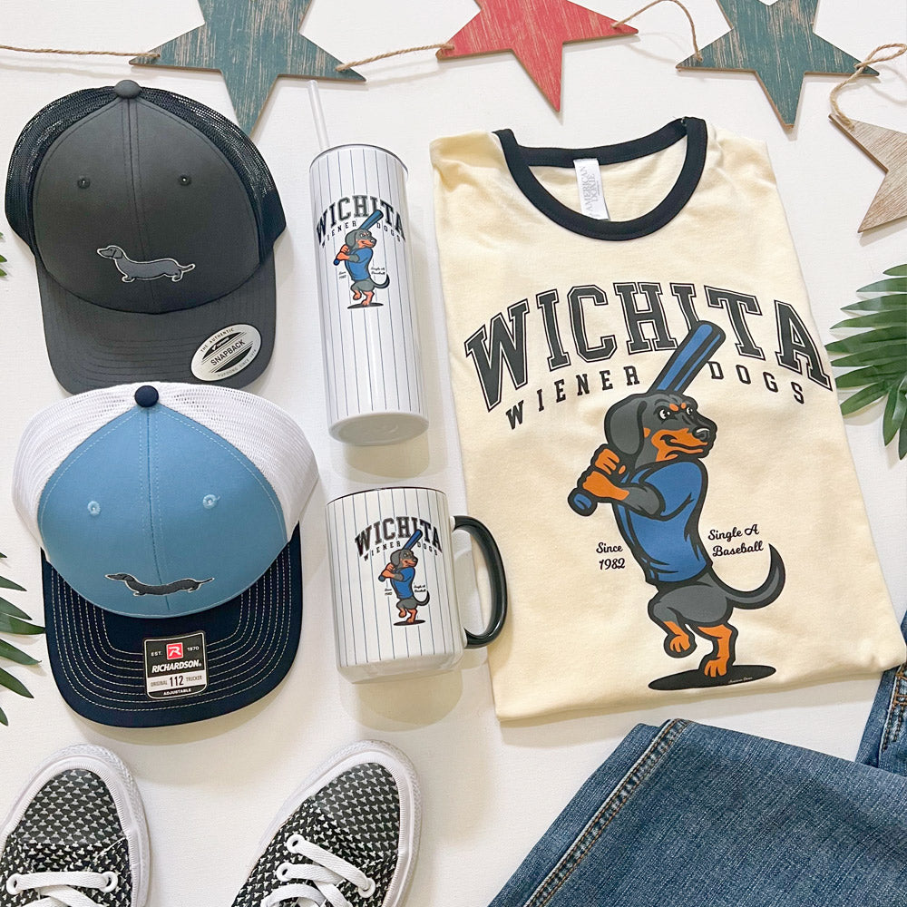 Wiener Dog Baseball '24 Ringer T-Shirt