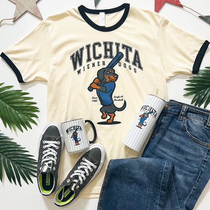 Wiener Dog Baseball '24 Ringer T-Shirt