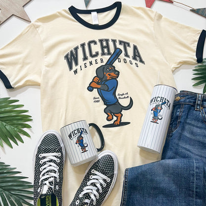 Wiener Dog Baseball '24 Ringer T-Shirt