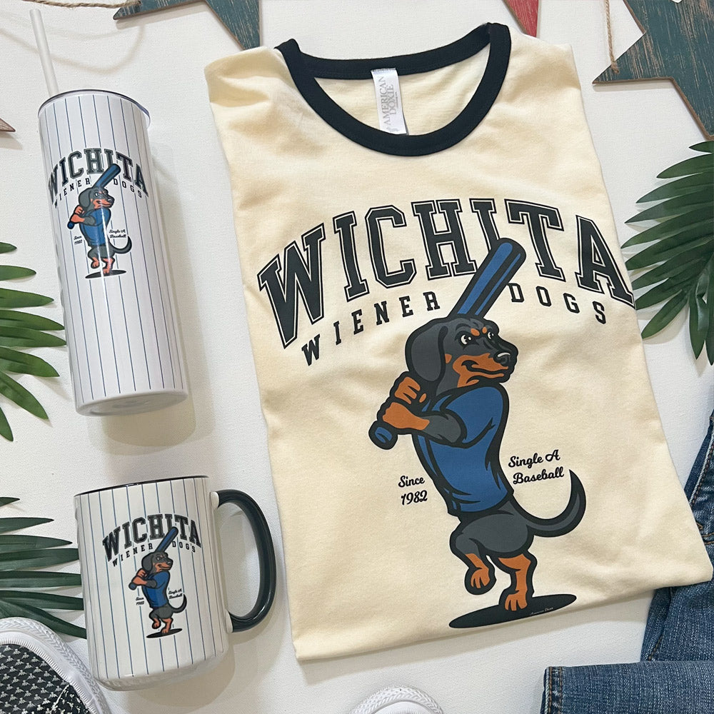 Wiener Dog Baseball '24 Ringer T-Shirt