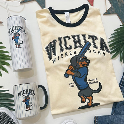 Wiener Dog Baseball '24 Ringer T-Shirt