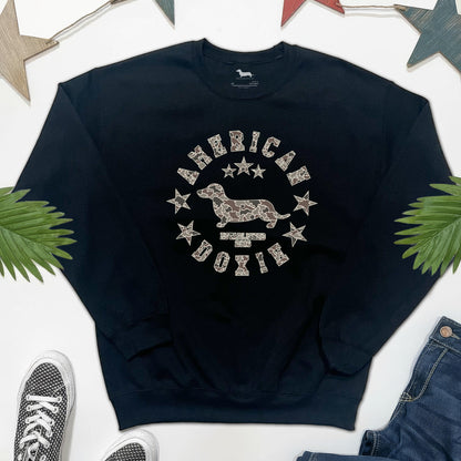 American Doxie Varsity Classic Duck Camo Sweatshirt