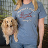 Vintage Stamp Short Sleeve Tee Shirt
