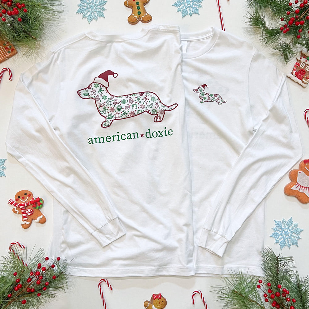 Doxie Christmas Mood Long Sleeve Tee