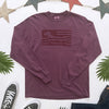 AD Doxie Flag Long Sleeve Tee Shirt