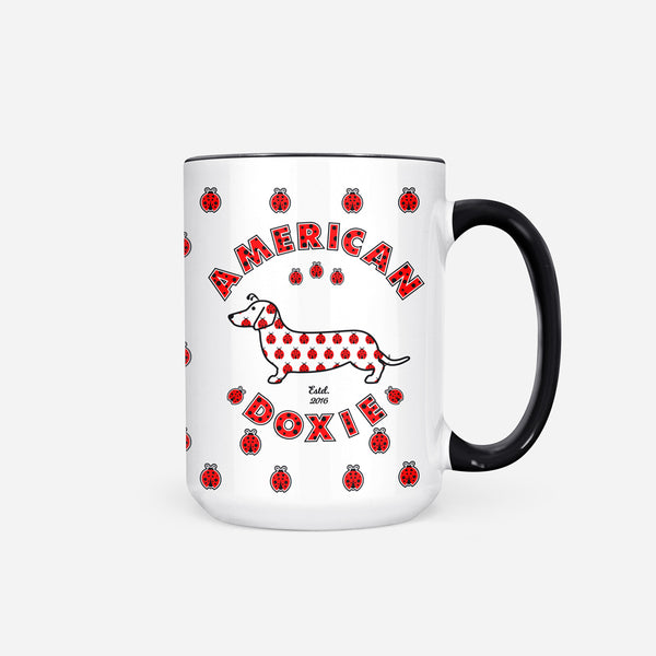 "NEW" AD Doxie Ladybug Jumbo Mug