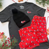 Doxie Mall Santa V-Neck Tee Shirt (Limited Stock)