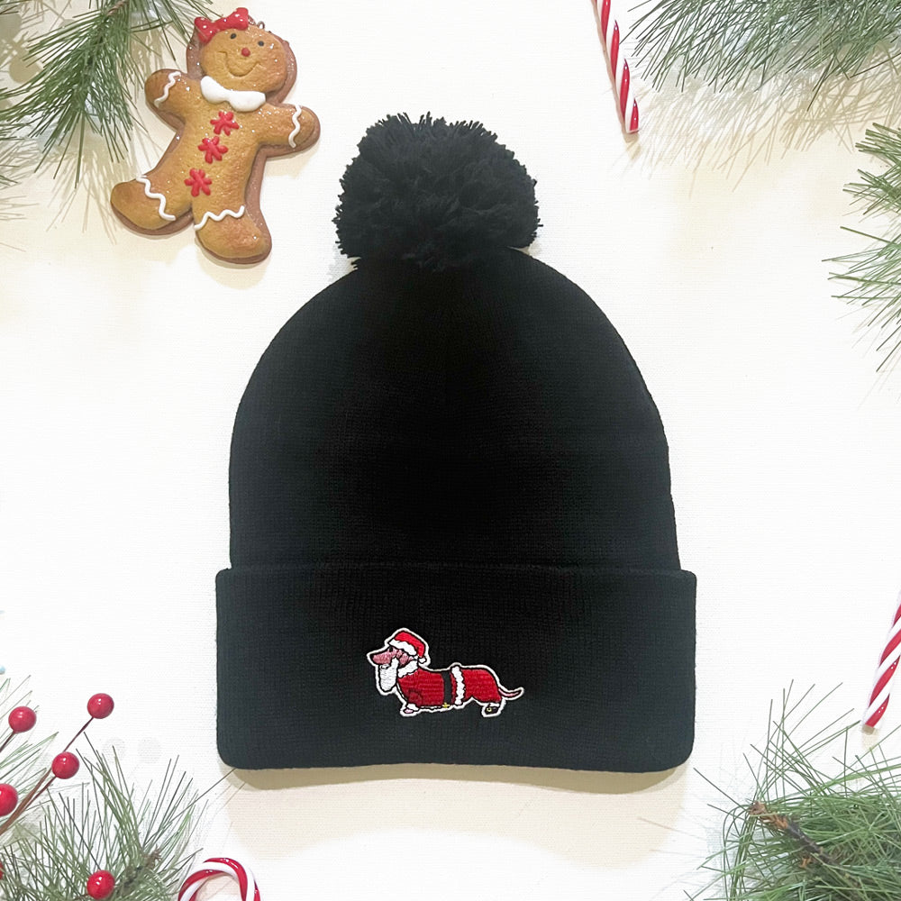 Doxie Mall Santa Pom Beanies (Limited Stock)