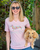 "NEW" AD Signature Series Spring Floral V-Neck Tee
