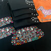 Doxie Sugar Skull Crew Long Sleeve Tee Shirt