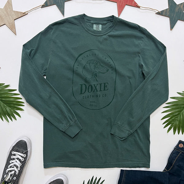 AD Doxie Vintage Label Long Sleeve Tee Shirt