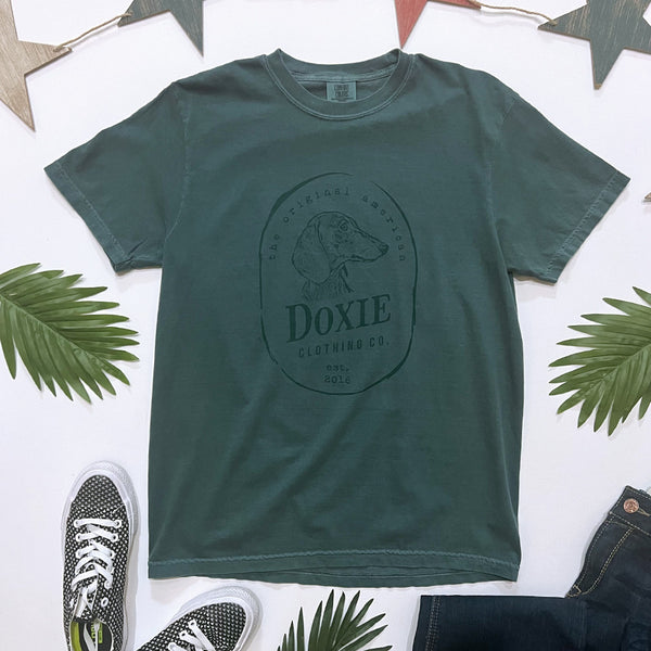 AD Doxie Vintage Label Short Sleeve Tee Shirt