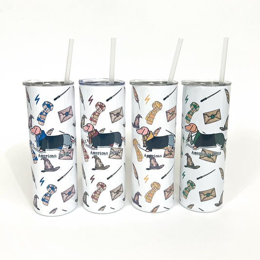 Signature Series Wizard Team 20oz Skinny Tumbler (Multiple Team Options)