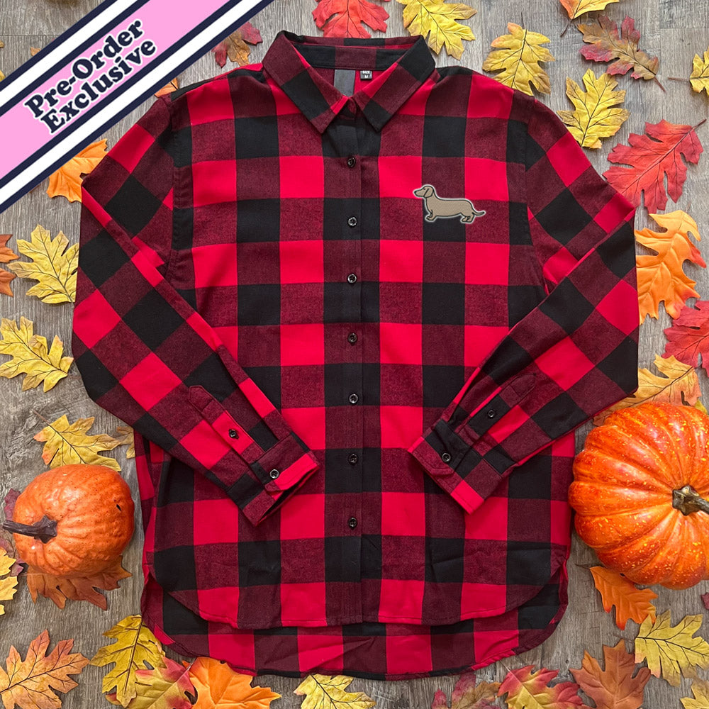 Signature Logo Ladies Flannel Shirt (Pre-Order Exclusive - November Delivery)