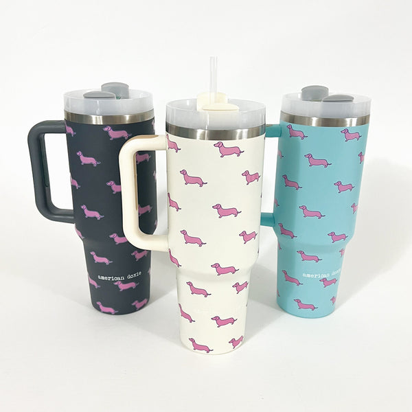 "NEW" AD Signature Pink Logo 40oz Tumbler