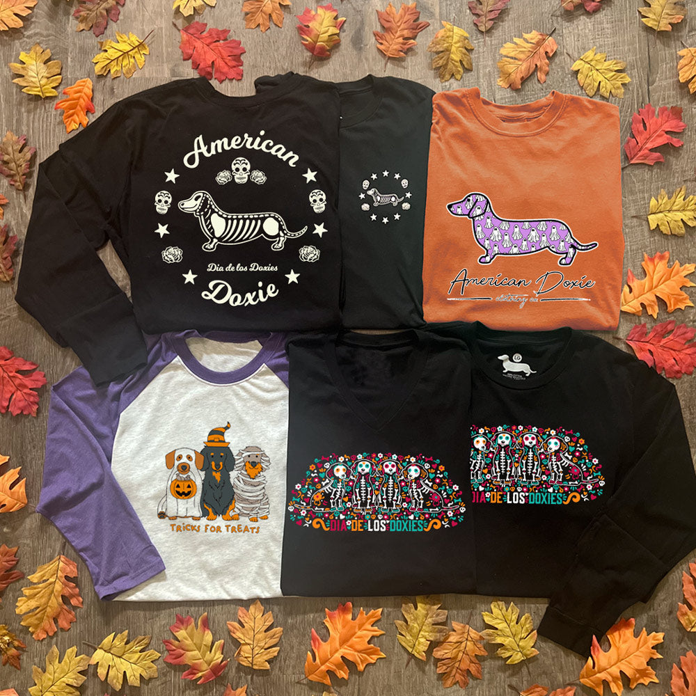 Dia De Los Doxies Short Sleeve Tee Shirt