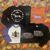Doxie Sugar Skull Crew Long Sleeve Tee Shirt