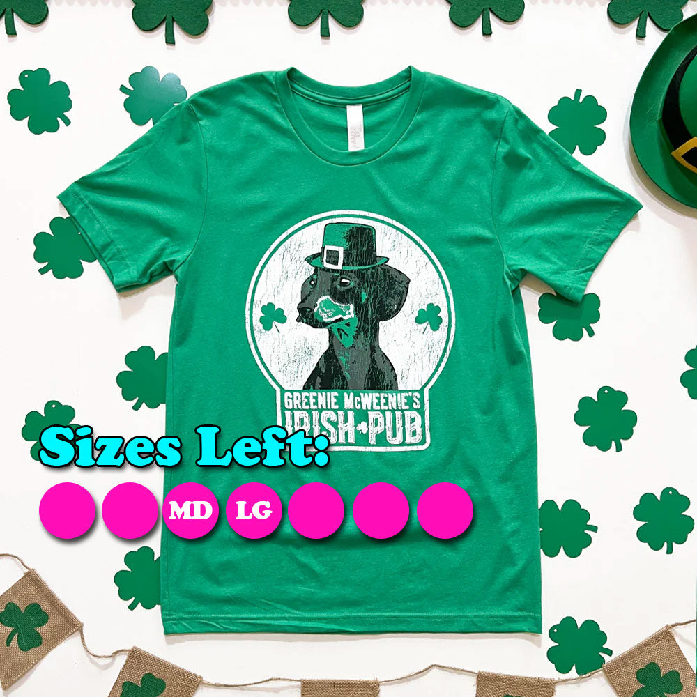 AD Greenie McWeenie's Irish Pub 2025 Short Sleeve Tee