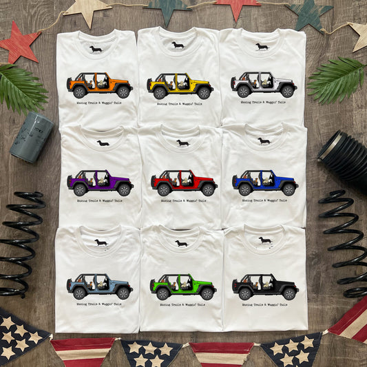 Doxie Off-Road Crew Rubber Ducky Mobile Tee Shirt (Multiple 4x4 Colors)