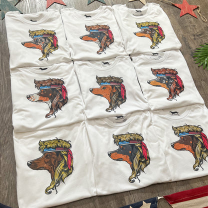 Okay USA Short Sleeve Tee Shirt (Various Coats)