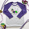 "NEW" AD Pawty Gras 2025 3/4 Sleeve Tee