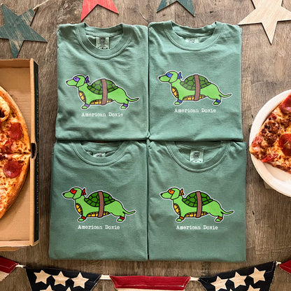 Signature Series Pizza Reptile Tee Shirt (Multiple Character Colors)