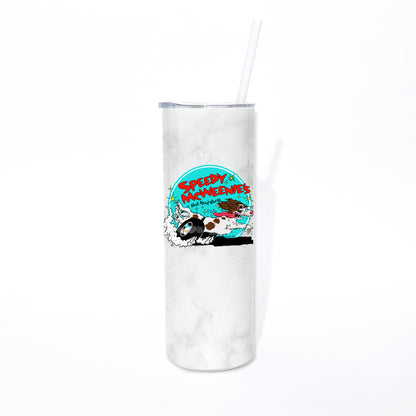Speedy McWeenie's Hot Rod Shop 20oz Skinny Tumbler (Short Haired/Long Haired - Various Coats)