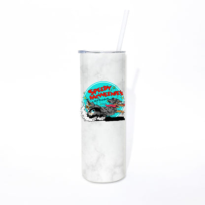 Speedy McWeenie's Hot Rod Shop 20oz Skinny Tumbler (Short Haired/Long Haired - Various Coats)