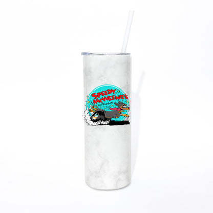 Speedy McWeenie's Hot Rod Shop 20oz Skinny Tumbler (Short Haired/Long Haired - Various Coats)