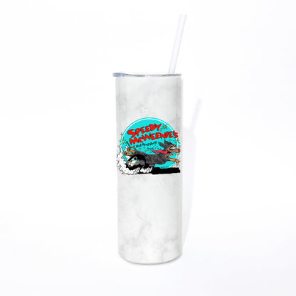 Speedy McWeenie's Hot Rod Shop 20oz Skinny Tumbler (Short Haired/Long Haired - Various Coats)