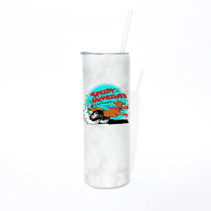 Speedy McWeenie's Hot Rod Shop 20oz Skinny Tumbler (Short Haired/Long Haired - Various Coats)