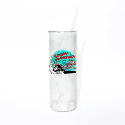Speedy McWeenie's Hot Rod Shop 20oz Skinny Tumbler (Short Haired/Long Haired - Various Coats)