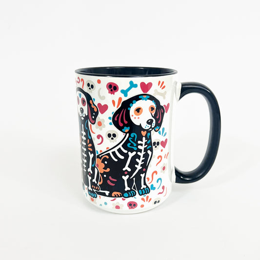 Doxie Sugar Skull Crew Jumbo Mug