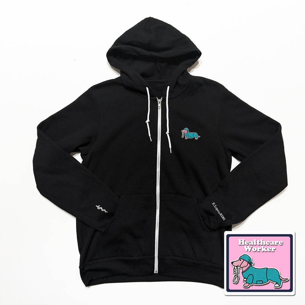 Doxie Healthcare Worker Personalized Hoodies