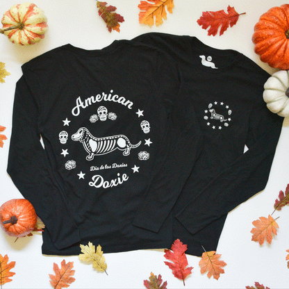 Dia De Los Doxies Long Sleeve Tee Shirt