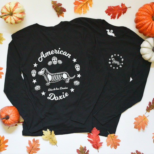 Dia De Los Doxies Long Sleeve Tee Shirt