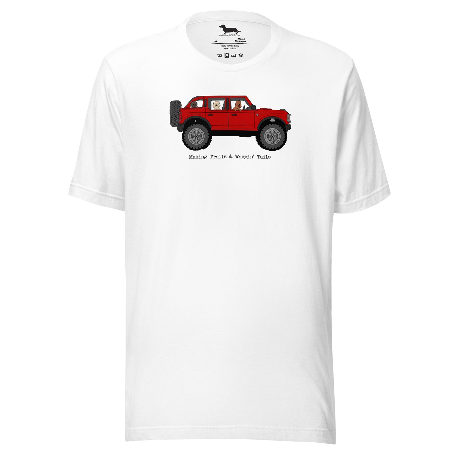 Doxie Off-Road Crew Wild Stallion Wagon Tee Shirt (Multiple 4x4 Colors)