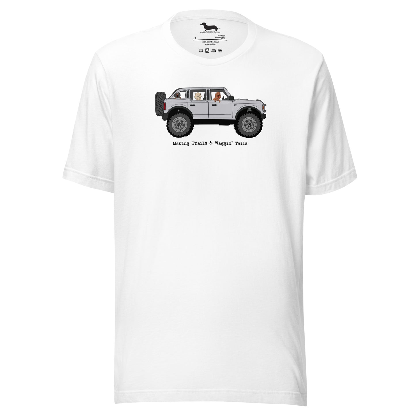 Doxie Off-Road Crew Wild Stallion Wagon Tee Shirt (Multiple 4x4 Colors)
