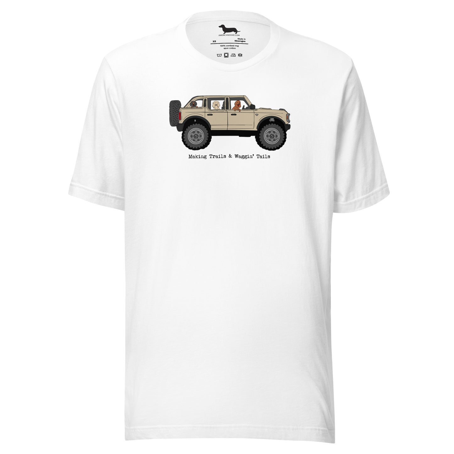 Doxie Off-Road Crew Wild Stallion Wagon Tee Shirt (Multiple 4x4 Colors)