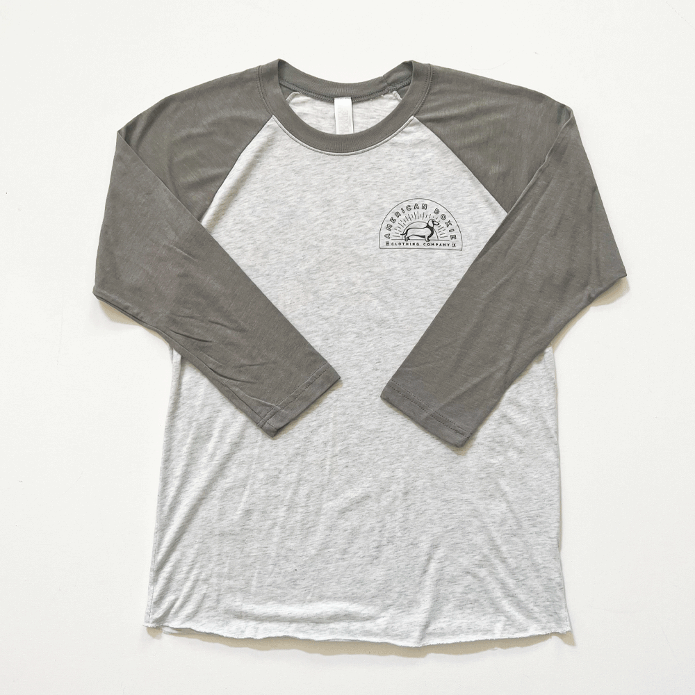 AD Sunrise 3/4 Sleeve Baseball Shirt