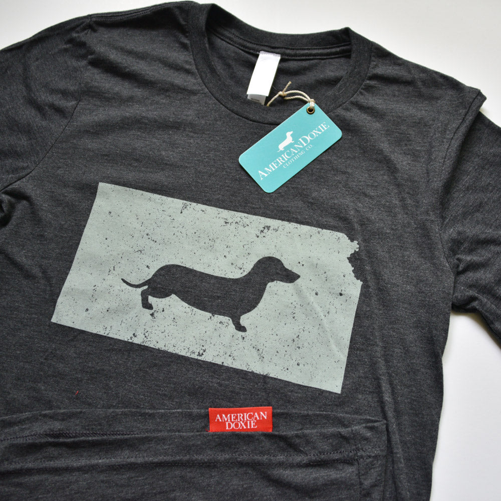 Doxie State Pride Series: Kansas State Doxie Tee