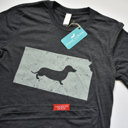 Doxie State Pride Series: Kansas State Doxie Tee