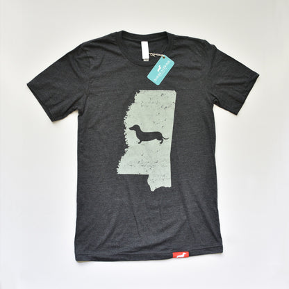 Doxie State Pride Series: Mississippi State Doxie Tee