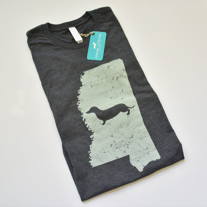 Doxie State Pride Series: Mississippi State Doxie Tee